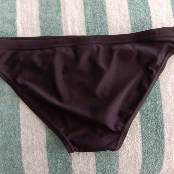 (*) VINTAGE 1 1/2" SPEEDO, DARK NAVY, W/ RED & WHITE SIDES, SIZE 31" (Pre-Owned) - Picture 3 of 10